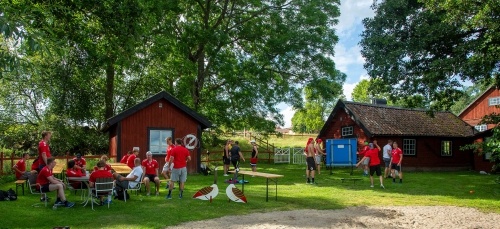 aktivitet under läger i Näshulta