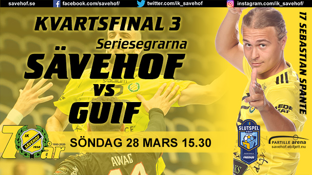 Kvartsfinal 3 Sävehof - Guif