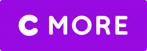 C More ny logo vit med lila bakgrund