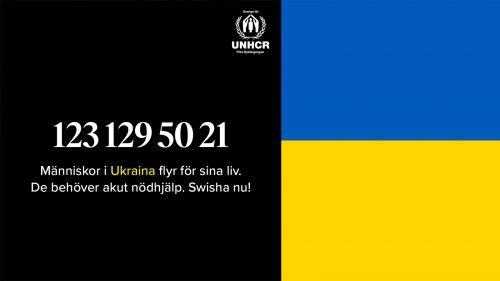 UNHCR Ukraina Swish