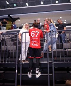 Oskar Andreasson med stolt familj
