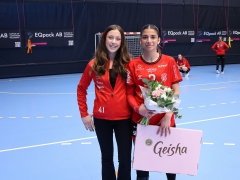 Matchens lirare Eskilstuna Guif  Denise Vallo